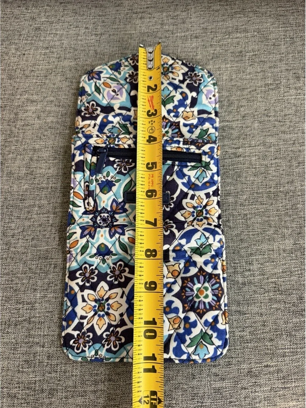 Vera Bradley RFID Mini Trifold Wallet In Lisbon Medallion